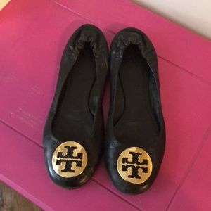 Black Tory Burch Ballet Flats